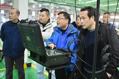 安徽銅陵義安經濟開發區領導一行到公司參觀考察