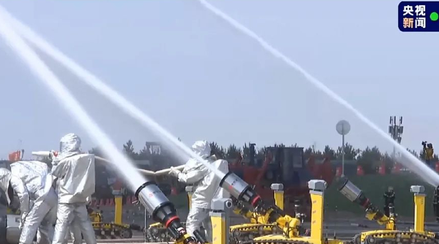 “應(yīng)急使命•2022”|我公司大批消防機(jī)器人參加國(guó)家級(jí)特大規(guī)模實(shí)戰(zhàn)化演習(xí)