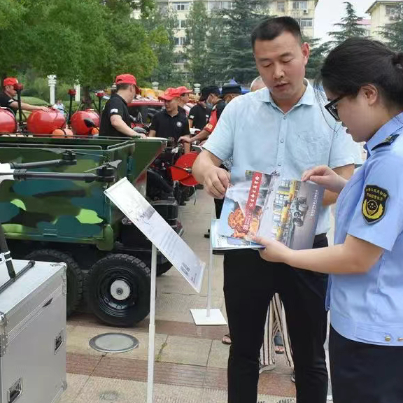 鑫科機器人參加江蘇省安全宣傳咨詢日活動